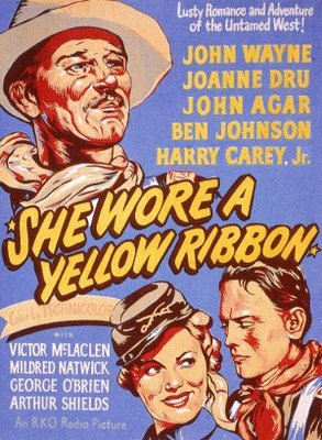She Wore a Yellow Ribbon movie poster (1949) Longsleeve T-shirt
