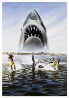 Jaws 3D movie poster (1983) Longsleeve T-shirt #698746