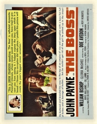 The Boss movie poster (1956) calendar