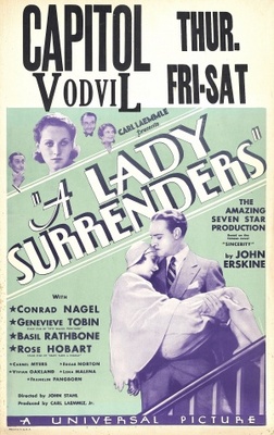 A Lady Surrenders movie poster (1930) Poster MOV_71faa9f3