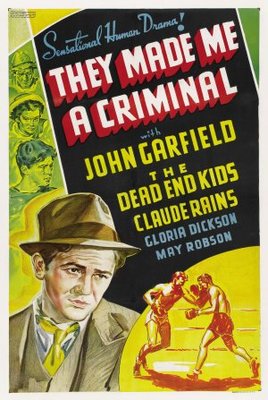 They Made Me a Criminal movie poster (1939) calendar