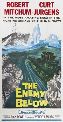 The Enemy Below movie poster (1957) calendar