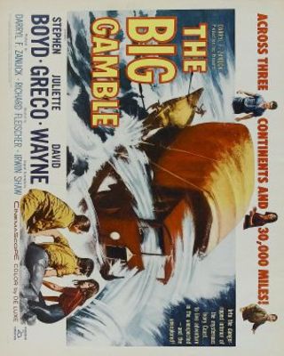 The Big Gamble movie poster (1961) poster