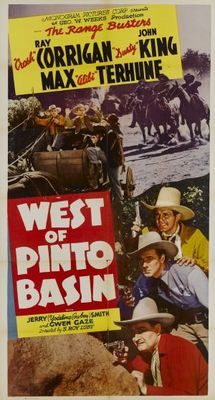 West of Pinto Basin movie poster (1940) tote bag