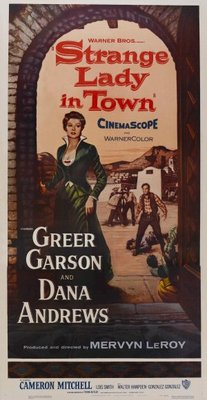Strange Lady in Town movie poster (1955) poster