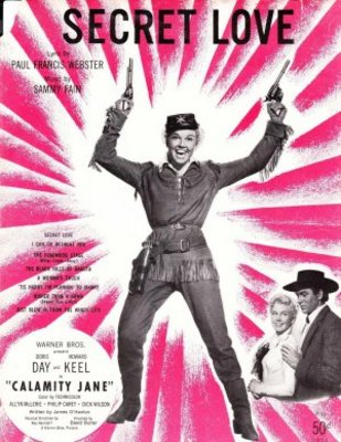 Calamity Jane movie poster (1953) calendar