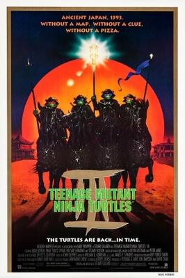 Teenage Mutant Ninja Turtles III movie poster (1993) Longsleeve T-shirt