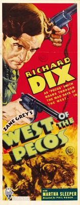 West of the Pecos movie poster (1934) poster