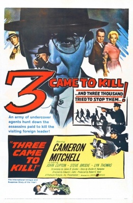 Three Came to Kill movie poster (1960) poster