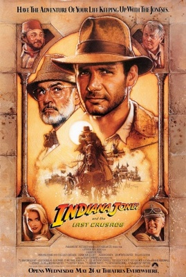 Indiana Jones and the Last Crusade movie poster (1989) tote bag