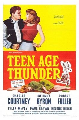 Teenage Thunder movie poster (1957) mouse pad