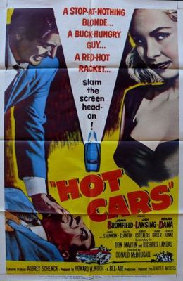 Hot Cars movie poster (1956) Longsleeve T-shirt