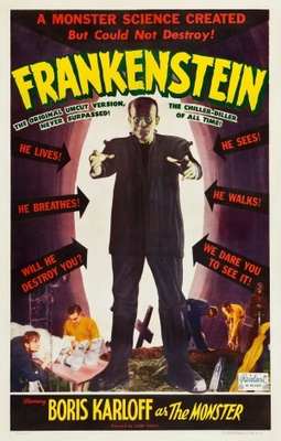 Frankenstein movie poster (1931) mouse pad