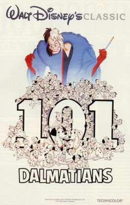 One Hundred and One Dalmatians movie poster (1961) Poster MOV_7761288e