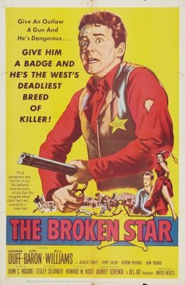 The Broken Star movie poster (1956) mouse pad