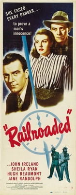 Railroaded! movie poster (1947) hoodie
