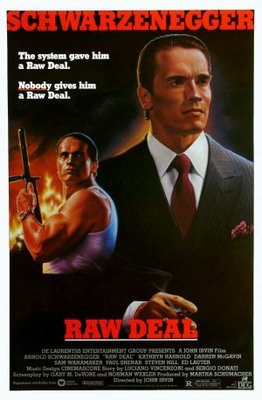 Raw Deal movie poster (1986) calendar