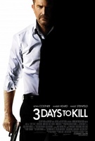 Three Days to Kill movie poster (2014) t-shirt #MOV_7885e0da