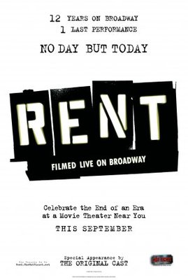Rent: Filmed Live on Broadway movie poster (2008) Poster MOV_78bbf0ee