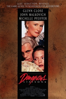 Dangerous Liaisons movie poster (1988) poster