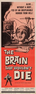The Brain That Wouldn't Die movie poster (1962) Longsleeve T-shirt