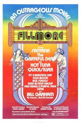 Fillmore movie poster (1972) poster