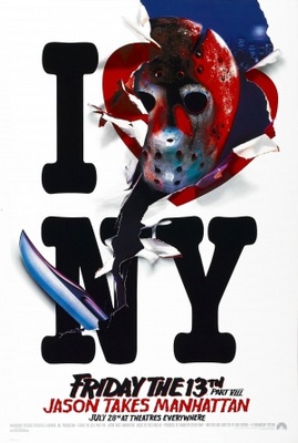 Friday the 13th Part VIII: Jason Takes Manhattan movie poster (1989) Longsleeve T-shirt