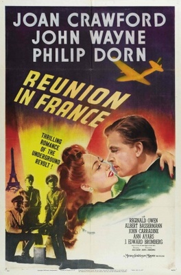 Reunion in France movie poster (1942) mouse pad