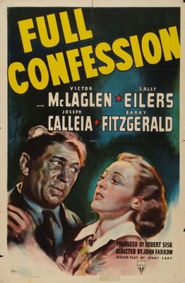 Full Confession movie poster (1939) poster