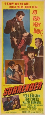 Surrender movie poster (1950) poster