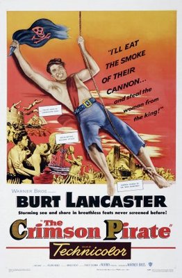 The Crimson Pirate movie poster (1952) poster