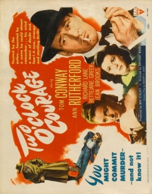 Two O'Clock Courage movie poster (1945) Sweatshirt