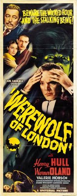 Werewolf of London movie poster (1935) calendar