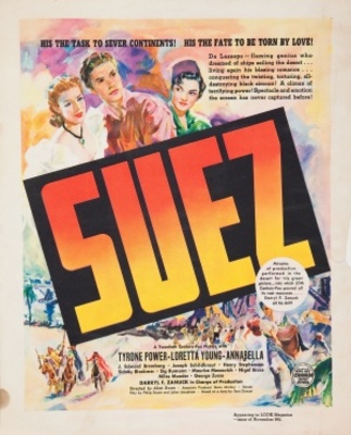 Suez movie poster (1938) Sweatshirt