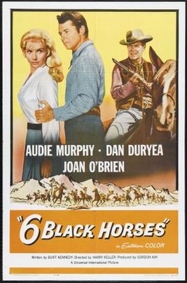 Six Black Horses movie poster (1962) calendar
