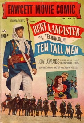 Ten Tall Men movie poster (1951) tote bag