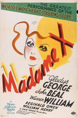 Madame X movie poster (1937) calendar