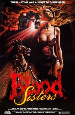 Blood Sisters movie poster (1987) tote bag