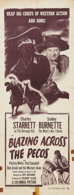 Blazing Across the Pecos movie poster (1948) poster