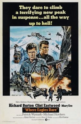 Where Eagles Dare movie poster (1968) Longsleeve T-shirt