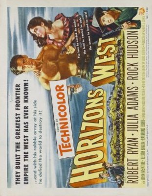 Horizons West movie poster (1952) mug