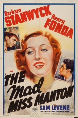 The Mad Miss Manton movie poster (1938) mouse pad
