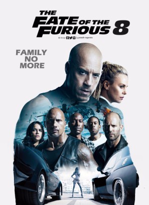 The Fate of the Furious movie poster (2017) calendar