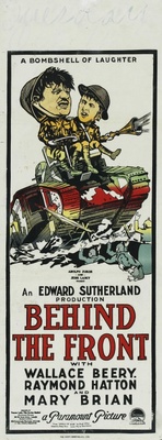 Behind the Front movie poster (1926) poster