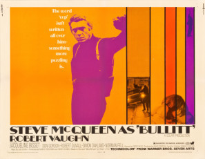 Bullitt movie poster (1968) calendar
