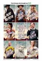 A Million Ways to Die in the West movie poster (2014) t-shirt #MOV_8006f646