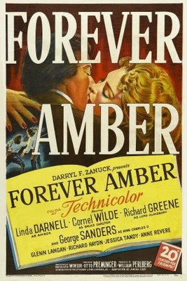 Forever Amber movie poster (1947) calendar