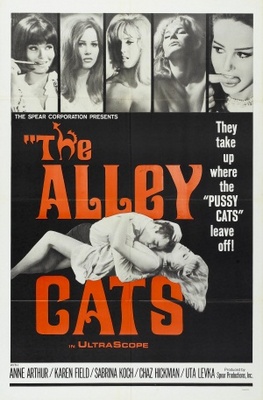 Alley Cat movie poster (1984) tote bag