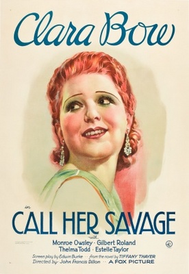 Call Her Savage movie poster (1932) calendar