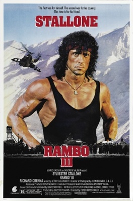 Rambo III movie poster (1988) Longsleeve T-shirt